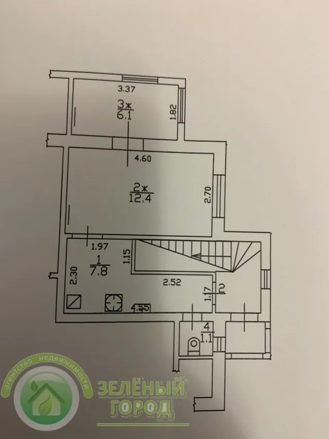 2-комнатная квартира 27 кв.м. Светлогорск г., Почтовая ул., 8