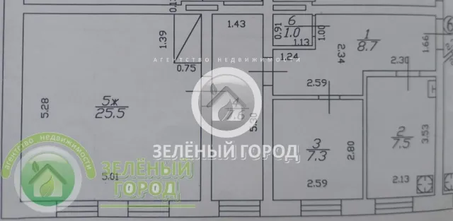 2-комнатная квартира 57 кв.м. Романово п., Советская ул., 7