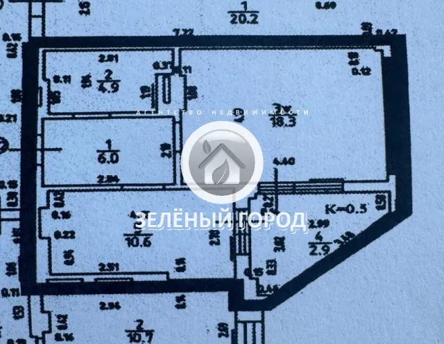 1-комнатная квартира 39.8 кв.м. Калининград г., Батальная ул., 69В