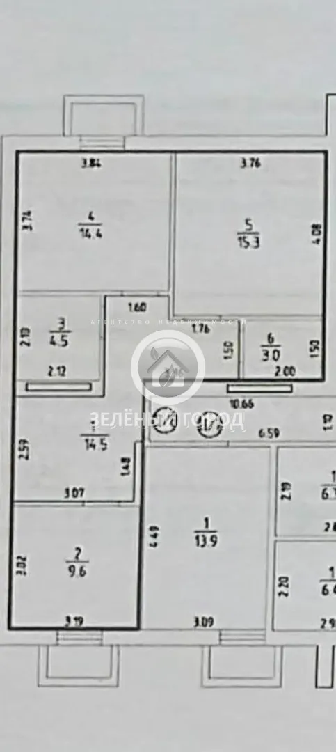 5-комнатная квартира 122 кв.м. Пионерский г., Южная ул., 11