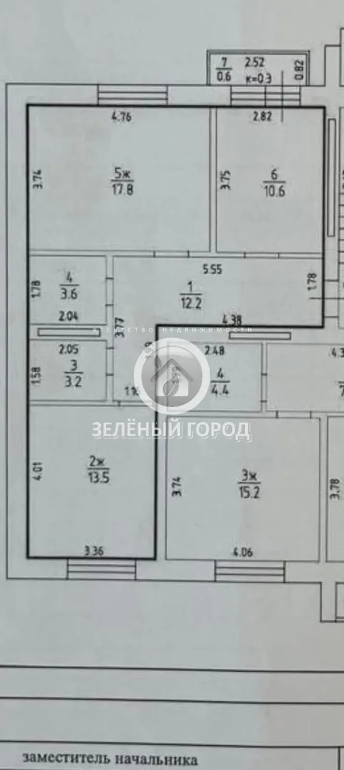 5-комнатная квартира 122 кв.м. Пионерский г., Южная ул., 11