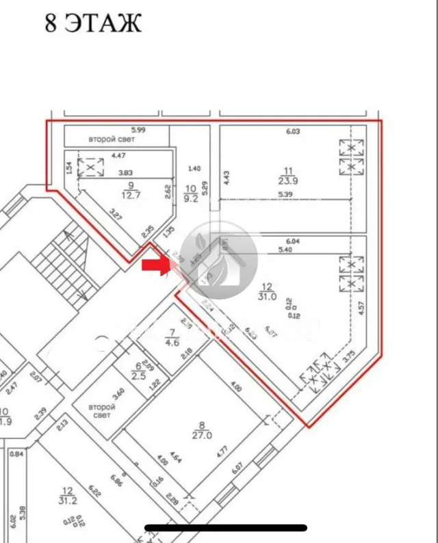4-комнатная квартира 164.1 кв.м. Свободное п., АНевского ул., 192, к 2