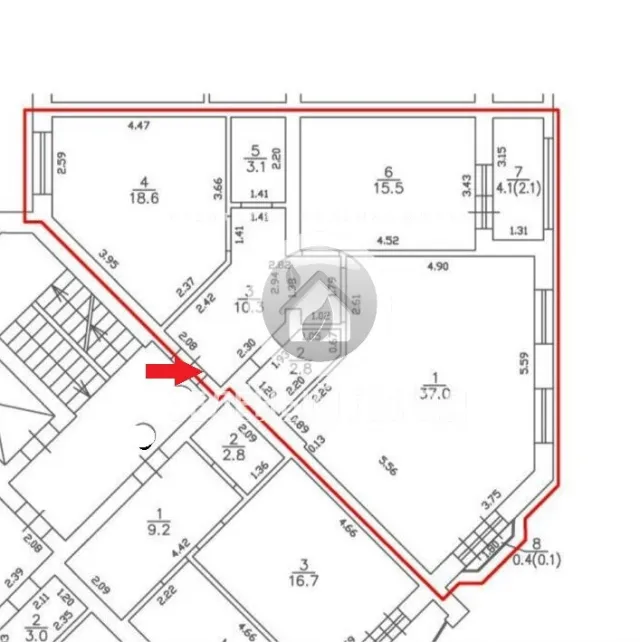 4-комнатная квартира 164.1 кв.м. Свободное п., АНевского ул., 192, к 2