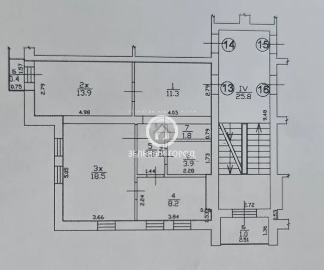 2-комнатная квартира 61.4 кв.м. Пионерский г., Парковая ул., 2