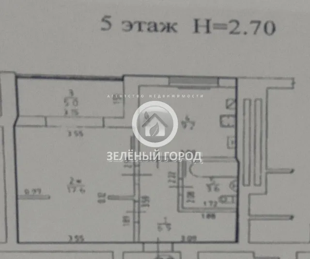 1-комнатная квартира 42 кв.м. Гурьевск г., Садовая ул., 17А