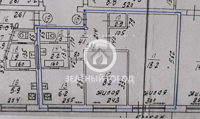 2-комнатная квартира 45.1 кв.м. Пионерский г., Флотская ул., 18Б