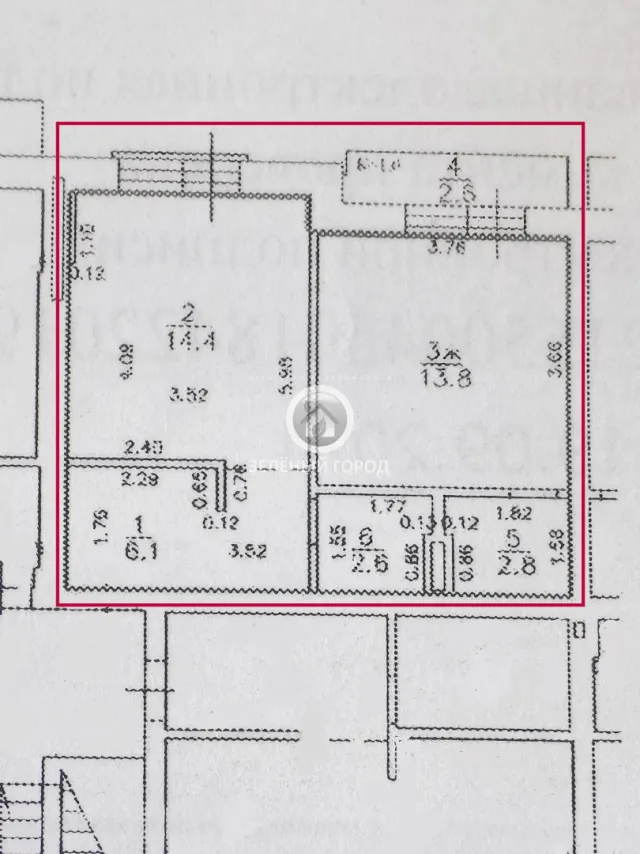 1-комнатная квартира 40 кв.м. Вишневое п., Ясная ул., 6