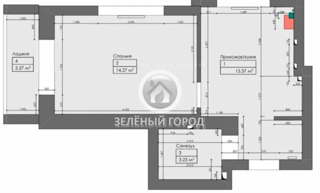 1-комнатная квартира 31 кв.м. Пионерский г., Гептнера ул., 21, к 7