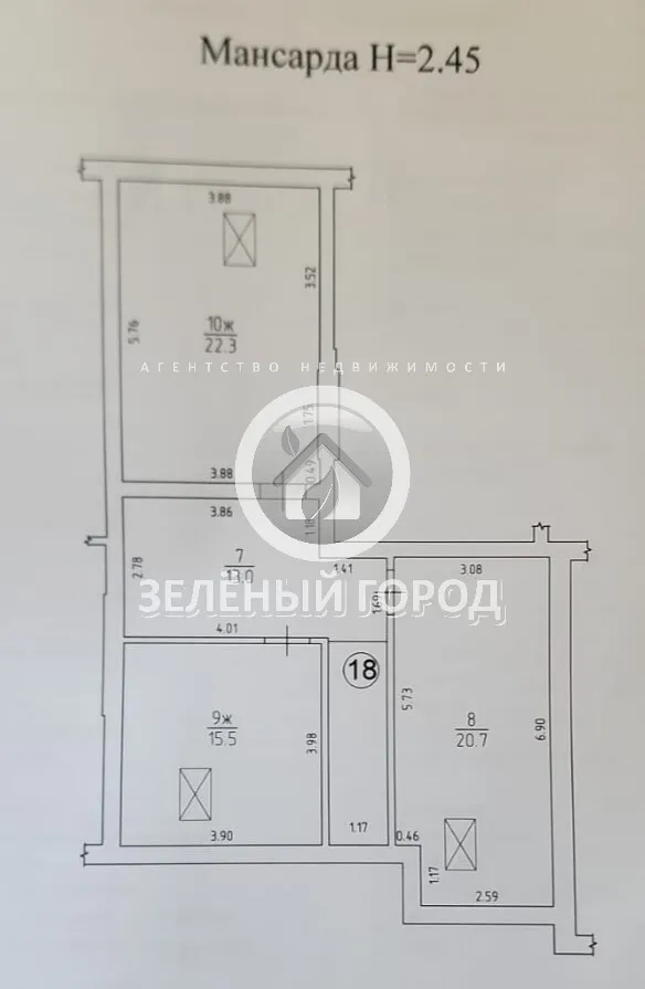 4-комнатная квартира 143 кв.м. Полесск г., Театральная ул., 38