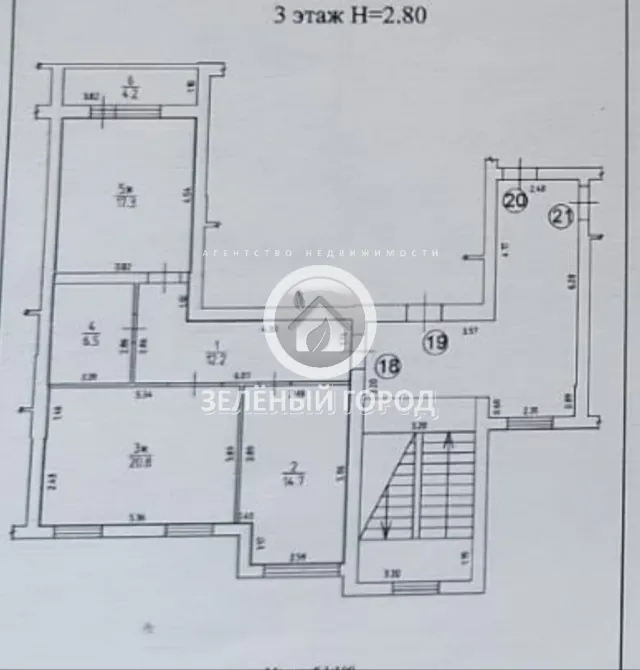 4-комнатная квартира 143 кв.м. Полесск г., Театральная ул., 38