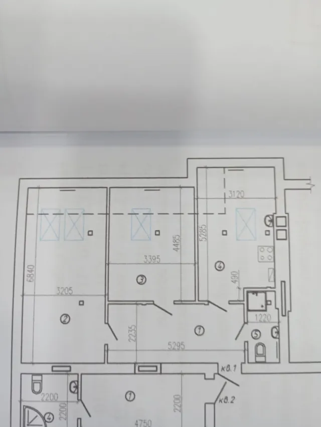 2-комнатная квартира 58.3 кв.м. Светлогорск г., Земляничная ул., 1, к 1