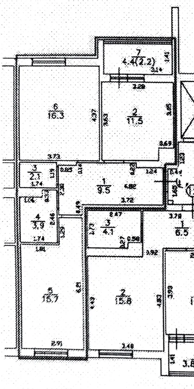 2-комнатная квартира 59 кв.м. Зеленоградск г., Римская ул., 5, к 2