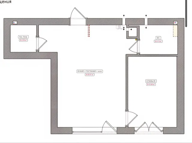 1-комнатная квартира 47.1 кв.м. Светлогорск г., Ольховая ул., 32, к 6 (фото 31 из 31)