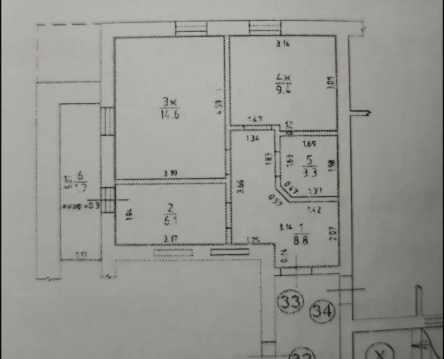 2-комнатная квартира 42.2 кв.м. Светлогорск г., Гагарина ул., 1 (фото 24 из 24)