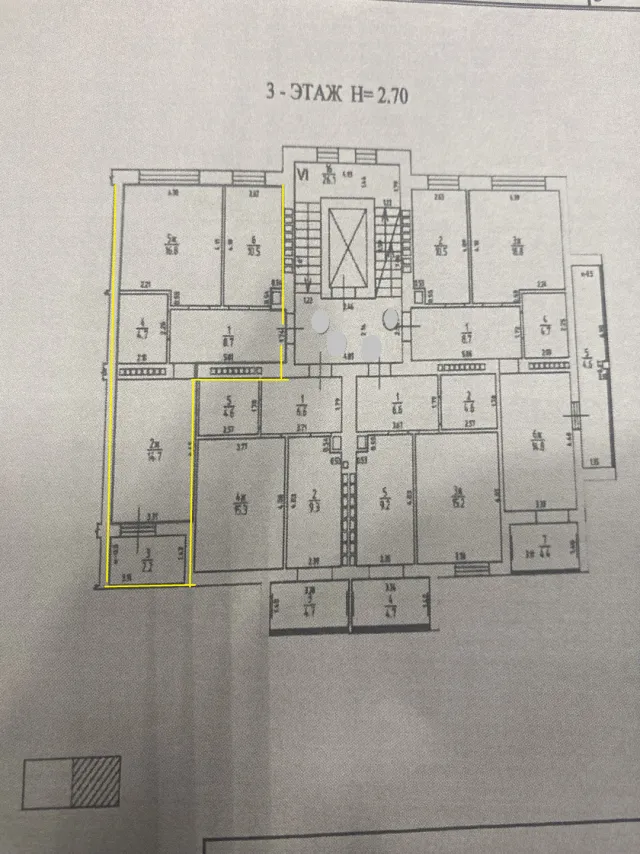 2-комнатная квартира 55.4 кв.м. Зеленоградск г., Окружная ул., 9 (фото 23 из 23)