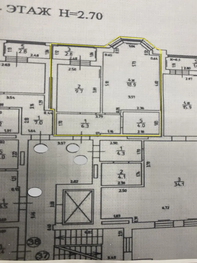 1-комнатная квартира 41.7 кв.м. Зеленоградск г., Московская ул., 70 (фото 34 из 34)