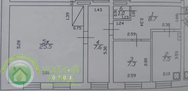 2-комнатная квартира 57 кв. м посёлок Романово, Советская улица,7
