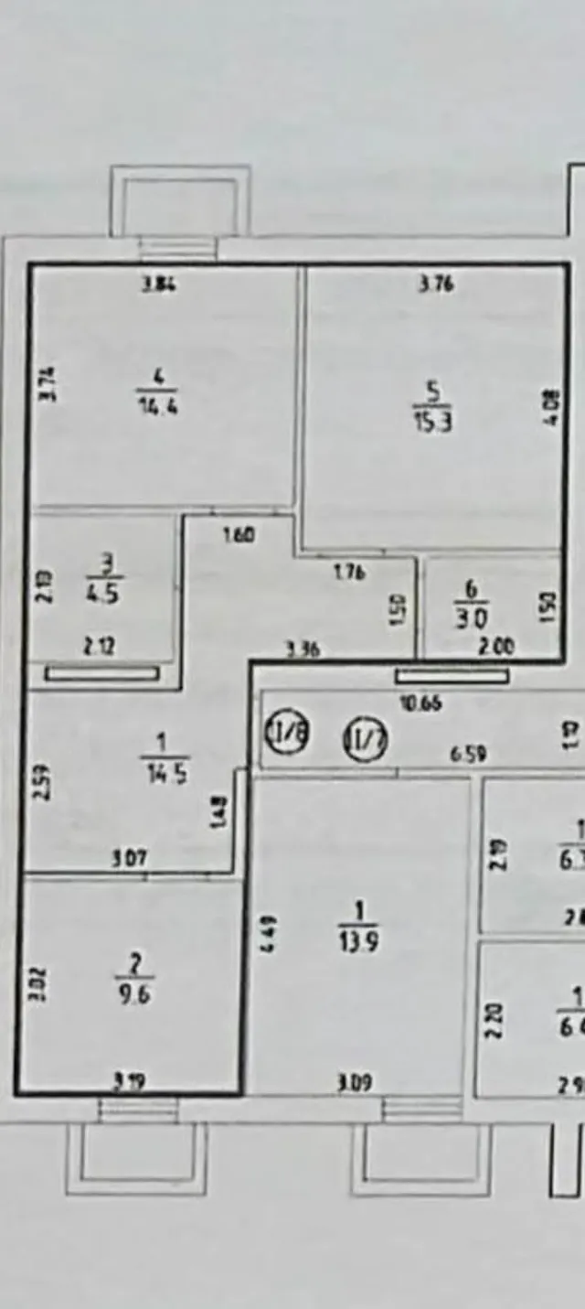 5-комнатная квартира 122 кв. м Пионерский, Южная улица