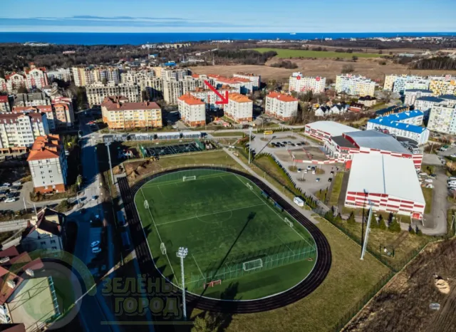 1-комнатная квартира 34 кв. м Светлогорск, Яблоневая улица,10