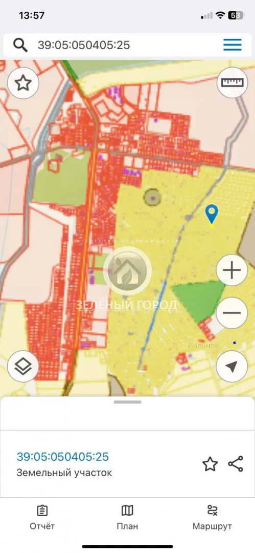 Участок 6 соток  Сосновка снт Сибирская ул.