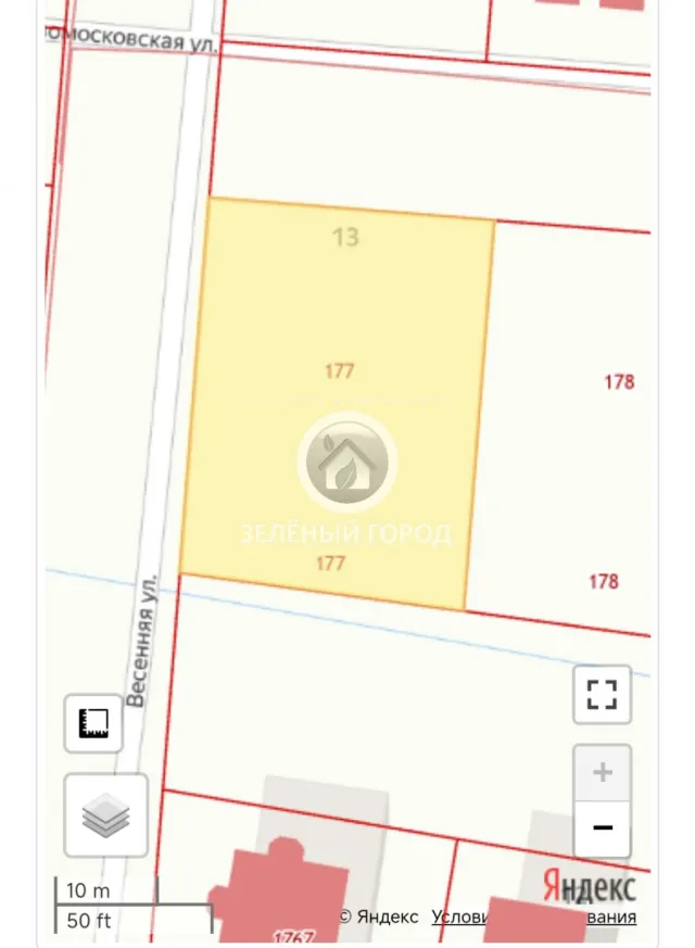 Участок 10 соток  Новодорожный п.