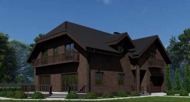 Дом 316 кв.м. Голубево п., Ростовская ул.