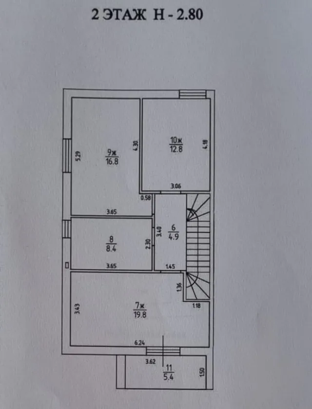 Таунхаус 132 кв.м. Здоровье тер. СНТ, Центральная ул., 566, к 2