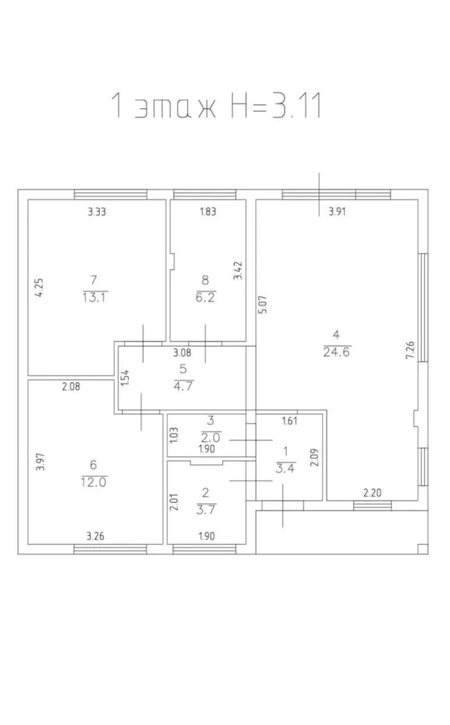 Дом 73.5 кв.м. Приморье п.г.т., Лесная ул., 8 (фото 14 из 14)