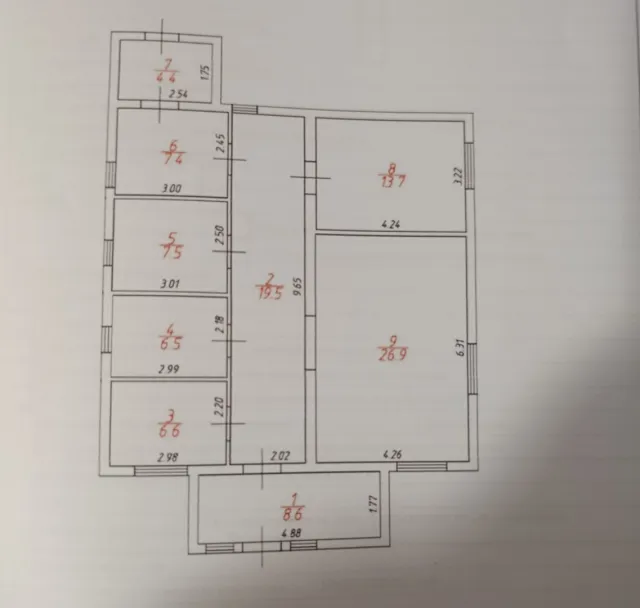 Дом 108 кв.м. Сазановка п., Вишневая ул.