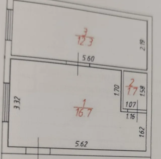 Дом 32 кв.м. Сазановка п., Вишневая ул.