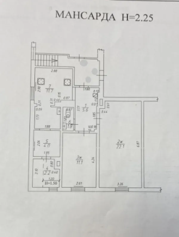 Комната 33 кв. м Зеленоградск, улица Чкалова,13