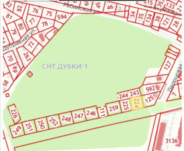 участок коммерческого назначения 9 сотка Гурьевск г., Дворцовая ул.